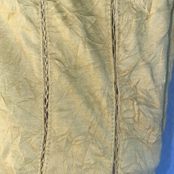 Zara Trafaluc dress yellow floral crochet lagen cottage M coquette boho - Picture 11 of 11